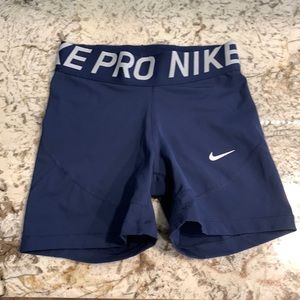 Nike Pro Shorts. Navy 3” inseam. Womens XS